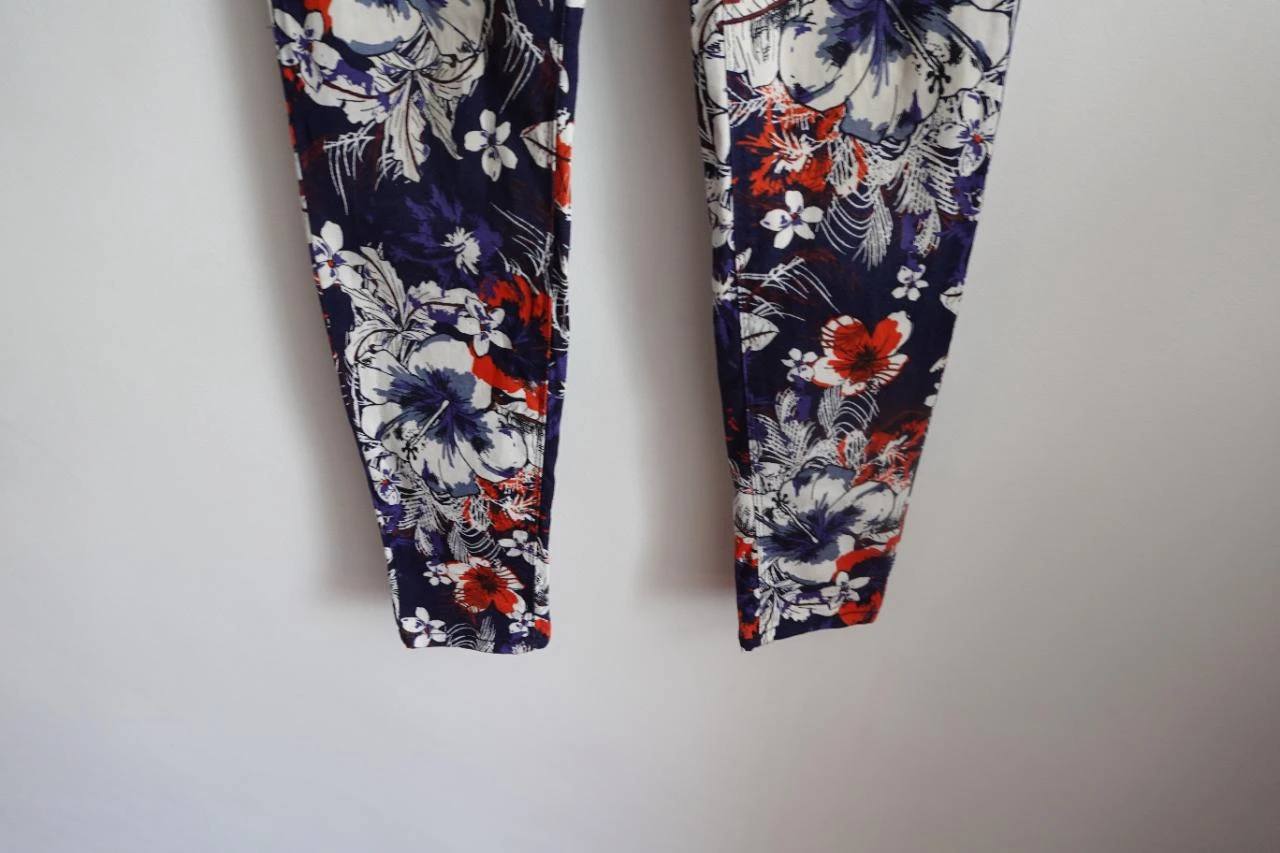 Zara Z1975 Floral Skinny Jeans Size 38 – photo 10